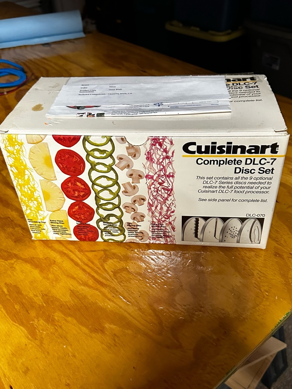 Cuisinart Complete DLC-7 Disc Set - White with Multicolor Graphics